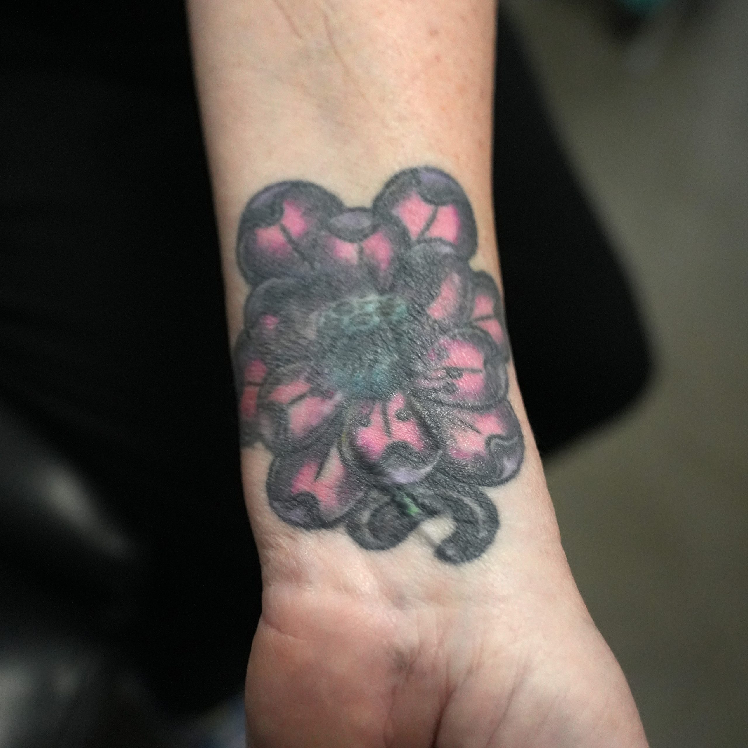 Lotus Tattoo before Rework
