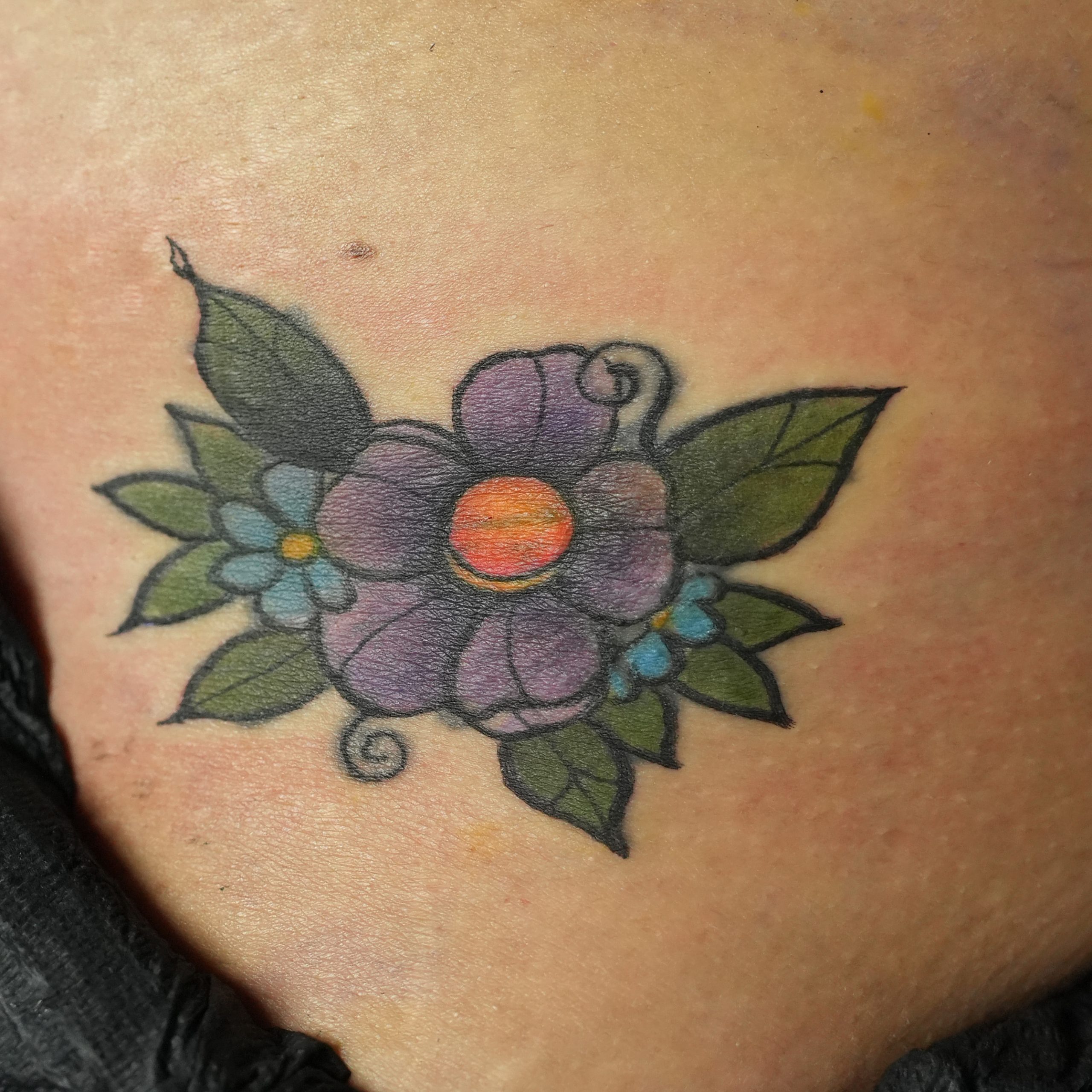 Tattoo coverup of name by iFixTattoos